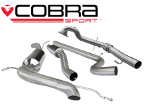 Seat Ibiza Cupra / Boganegra 1.4 TSI 10-14 Turboback-sportavgassystem (Med De-Cat & Ljuddämpare) - single T/Ps Cobra Sport